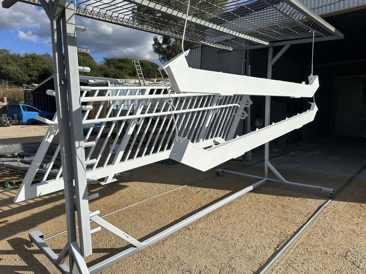 Powercoated Stairs
